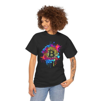 Bitcoin Paint Splash Tee