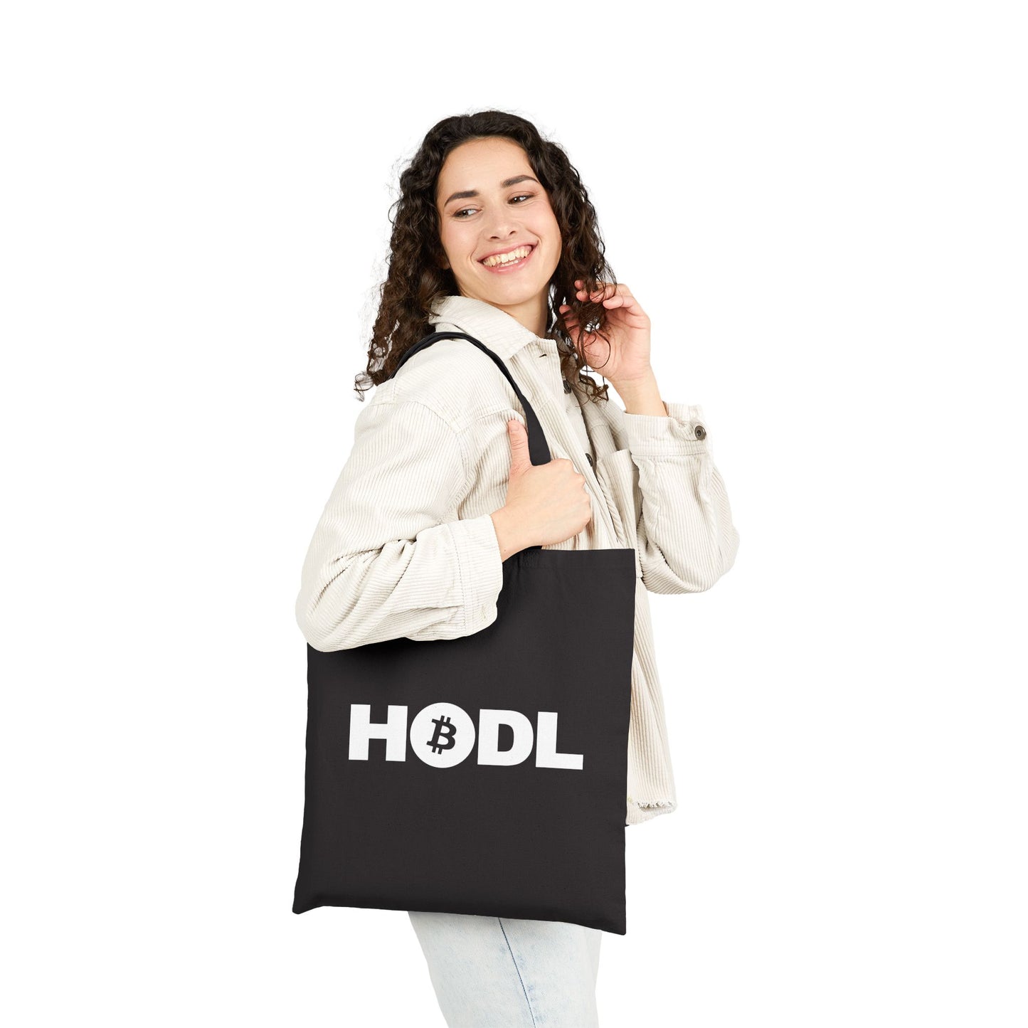 Bitcoin HODL Canvas Tote Bag – Cotton Bag