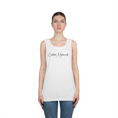 Satoshi Nakamoto Signature Tank Top