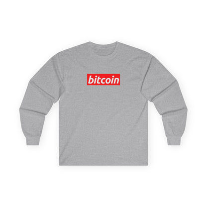 Bitcoin Logo Long Sleeve Tee