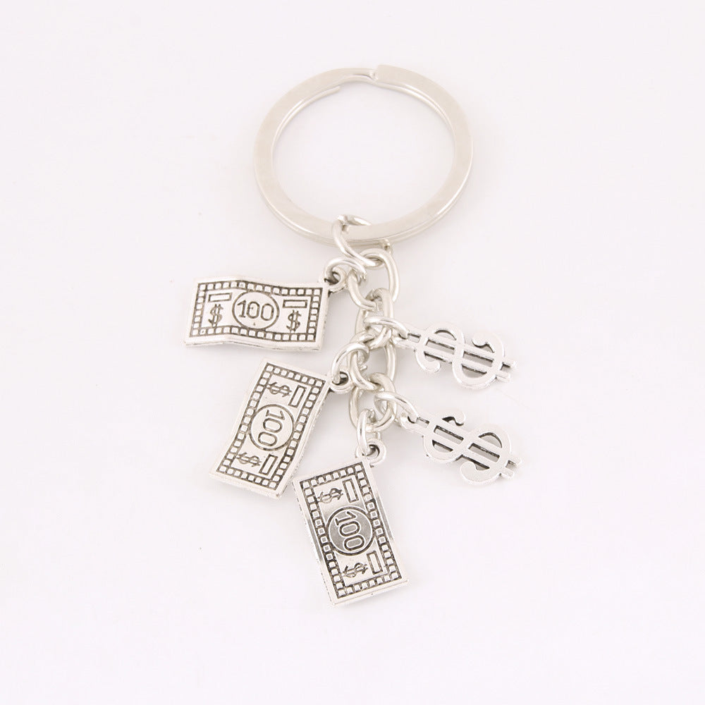 Dollar Bill Keychain
