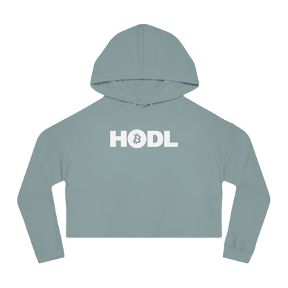 "HODL" Bitcoin Cropped Hoodie