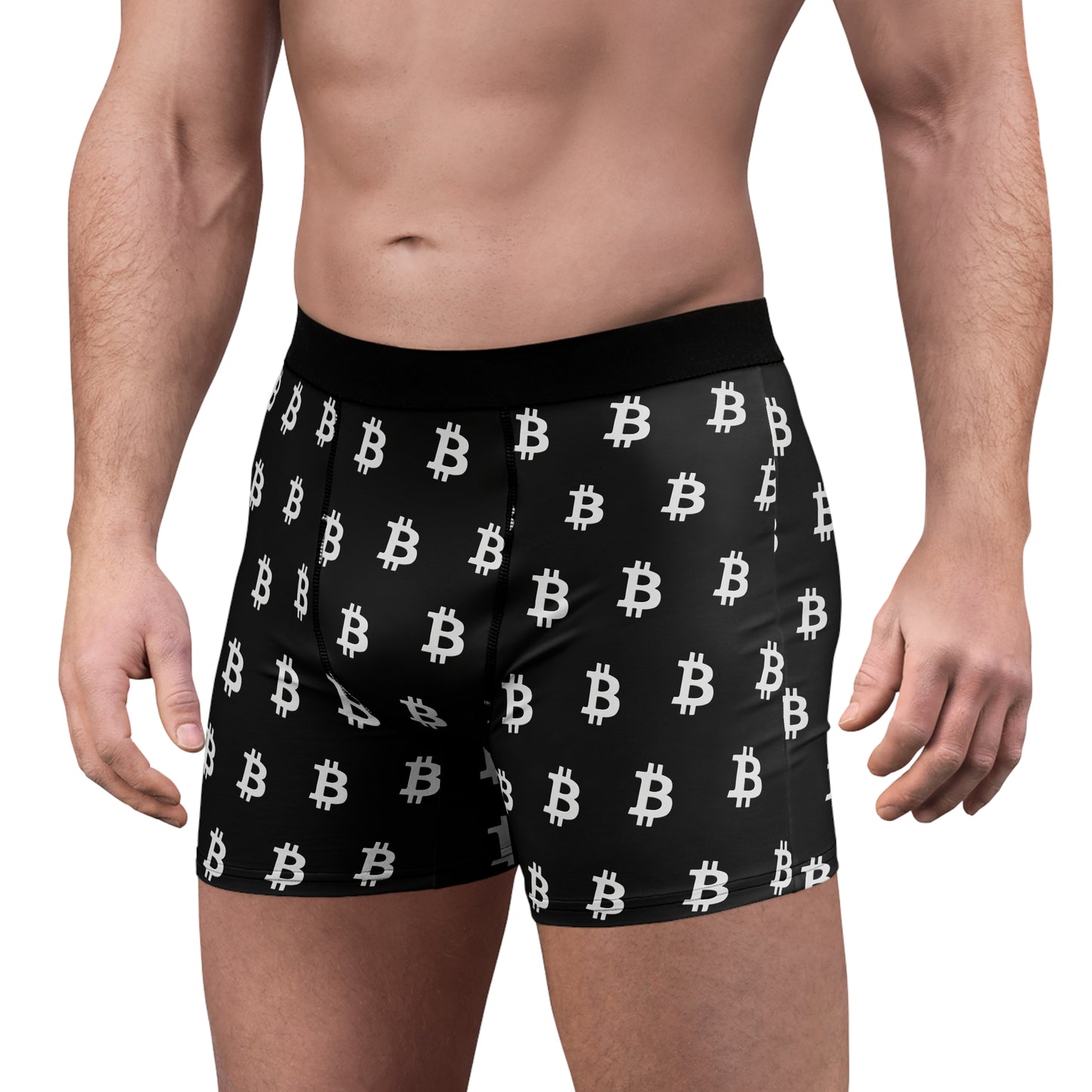 Bitcoin Logo Boxer Briefs — Men’s Underwear