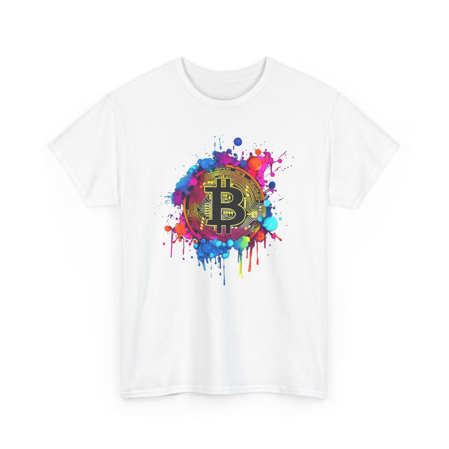 Bitcoin Paint Splash Tee