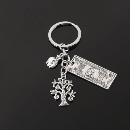 Dollar Bill Keychain