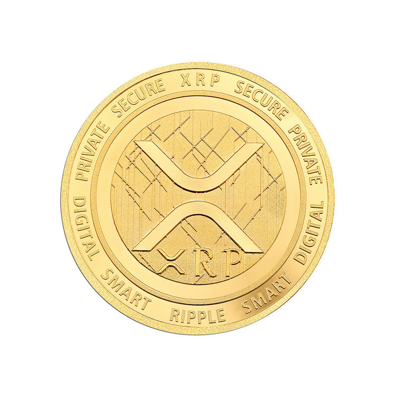 Ripple (XRP) Collectible Novelty Coin (Gold/Silver plated)