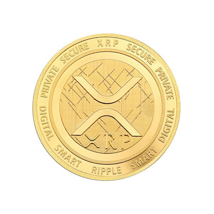 Ripple (XRP) Collectible Novelty Coin (Gold/Silver plated)