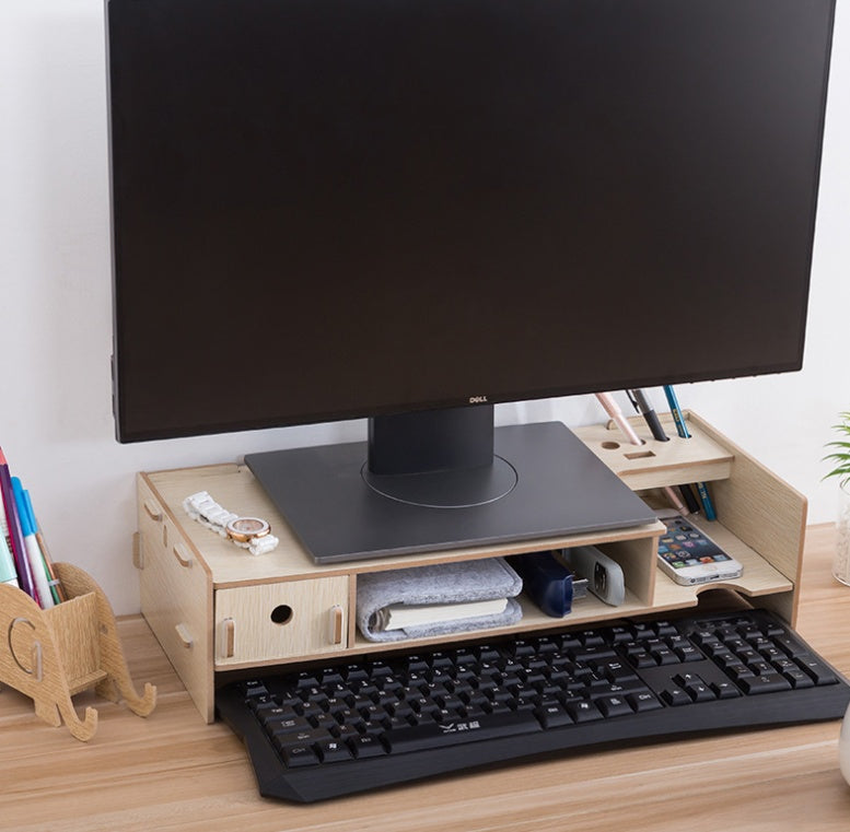 Multi-Functional Wooden Laptop/Monitor Stand