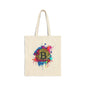 Bitcoin Splash Canvas Tote