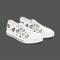 Bitcoin Pattern Low-Top Sneakers — Women's Crypto Logo Casual Shoes