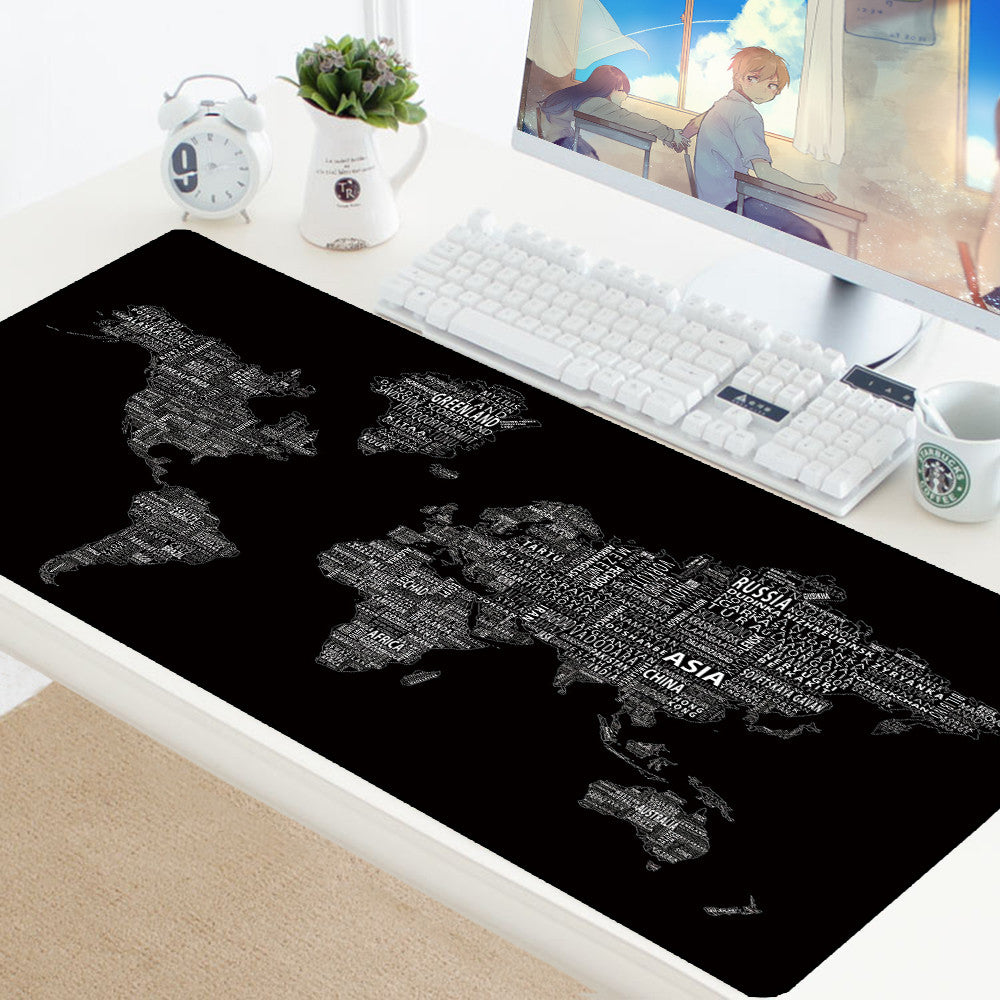 XL World Map Mouse/Desk Pad