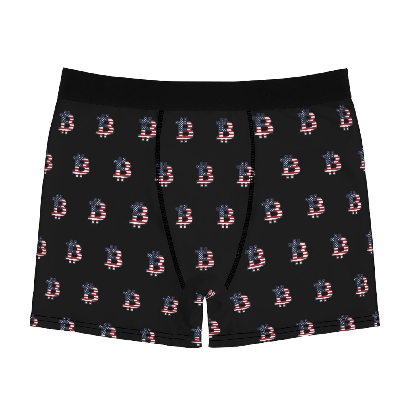 American Flag Bitcoin Boxer Briefs