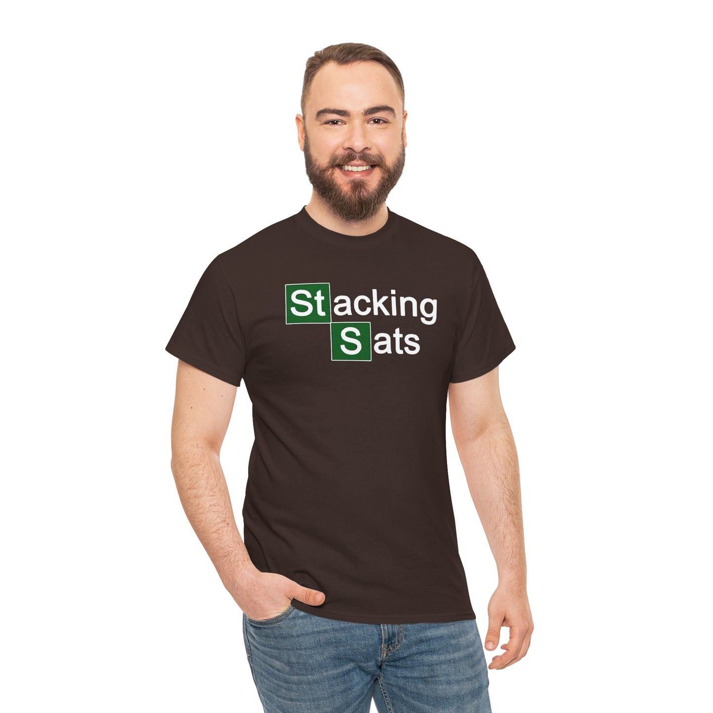 Stacking Sats Tee
