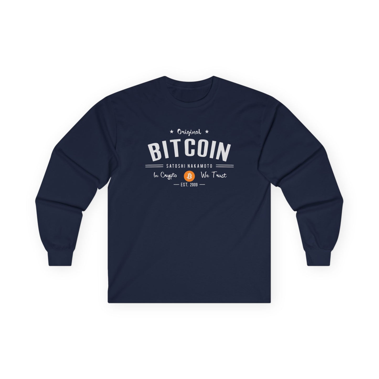 Bitcoin Vintage Long Sleeve Tee