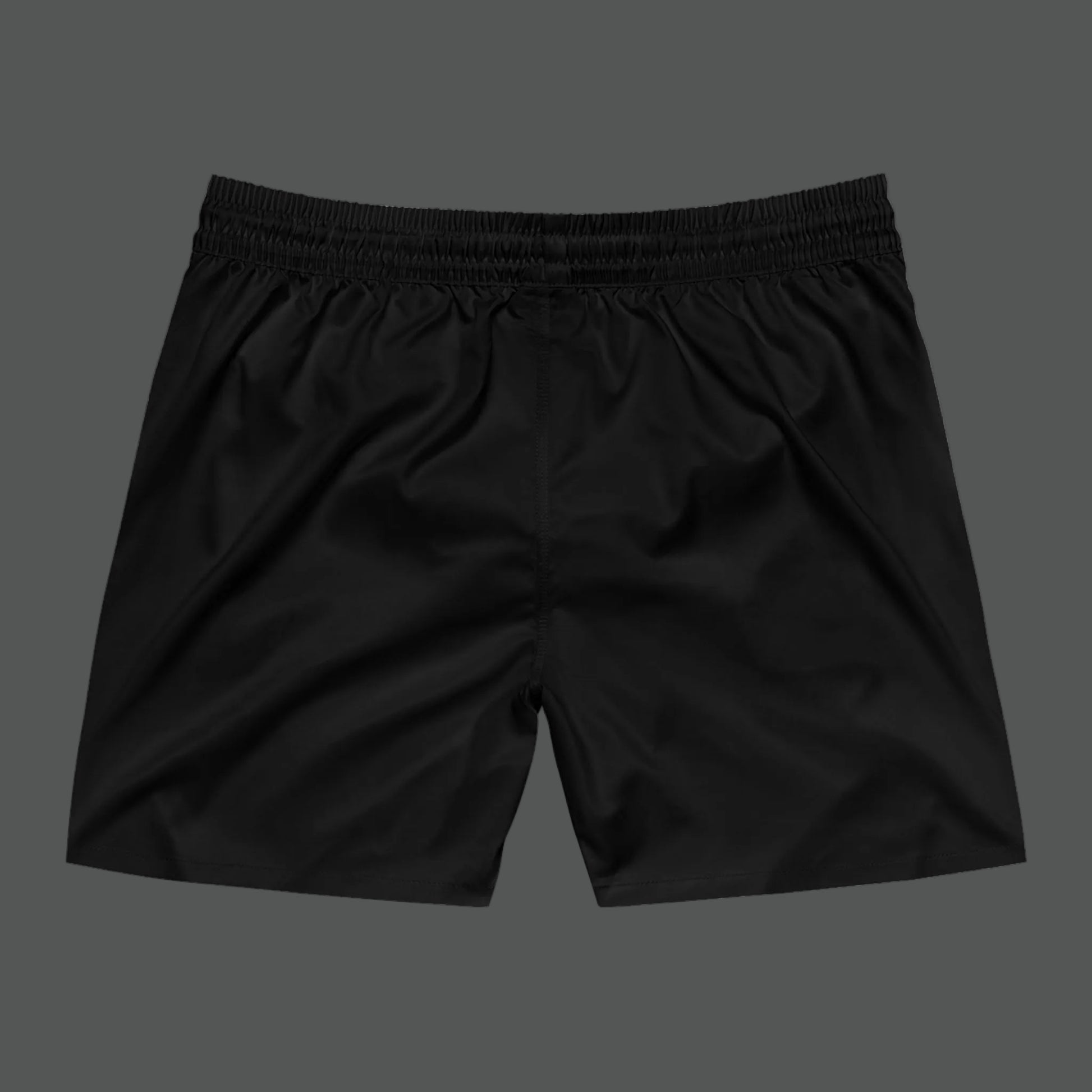 Black shorts on a white background
