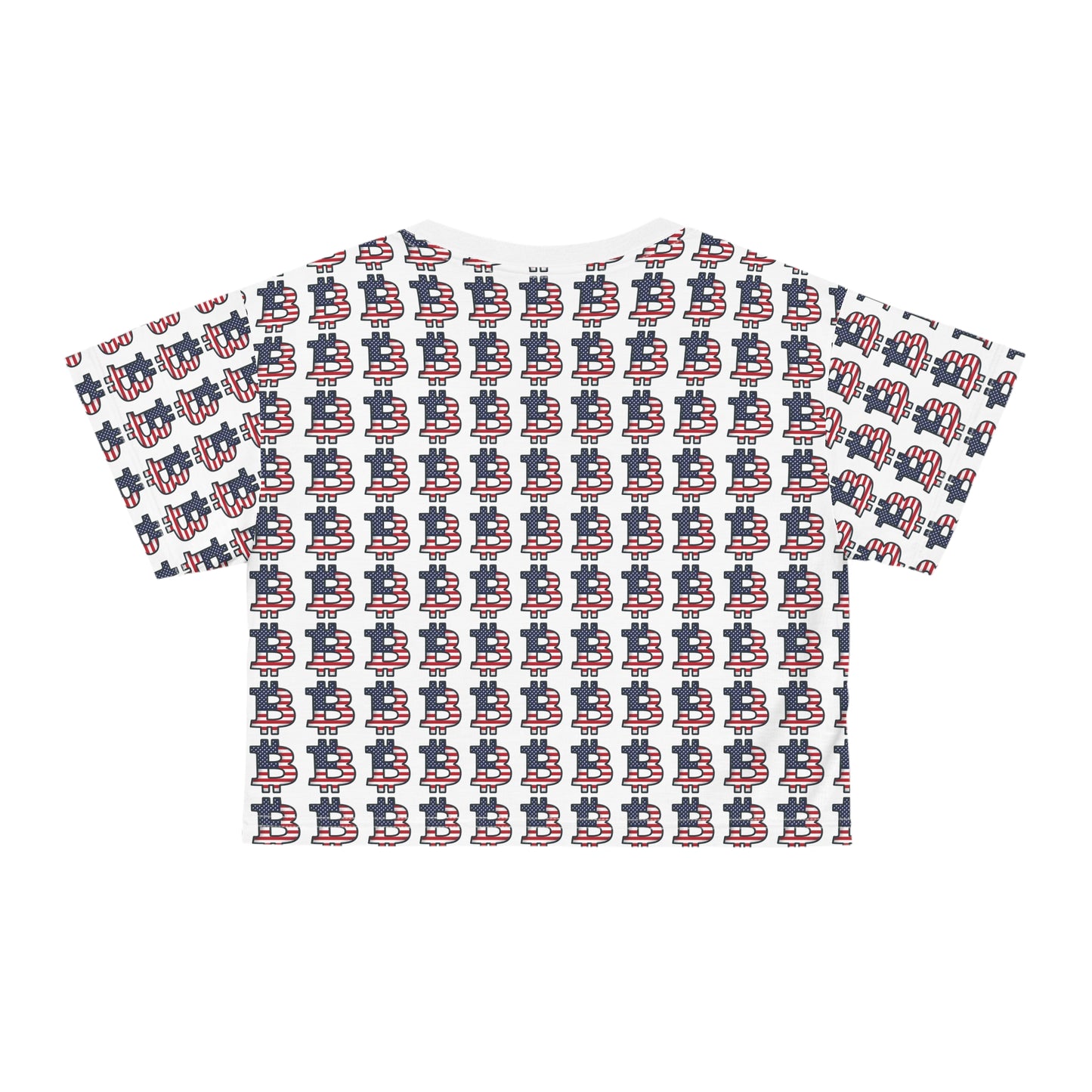 Bitcoin Crop Tee (AOP)