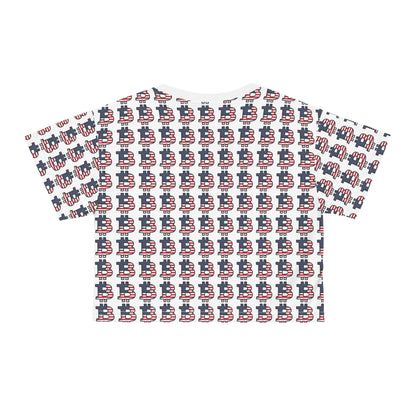 Bitcoin Crop Tee (AOP)