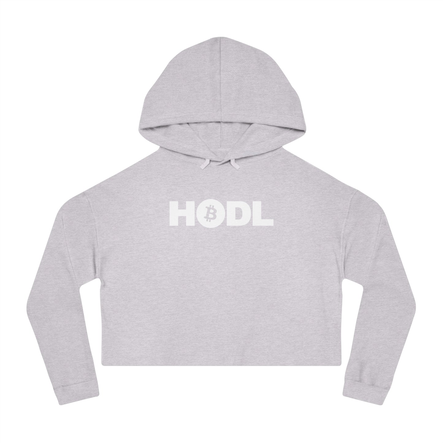 "HODL" Bitcoin Cropped Hoodie