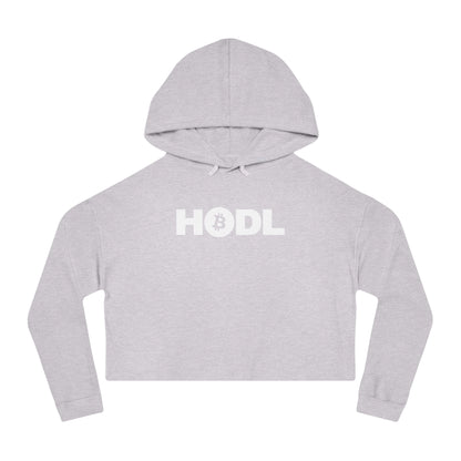 "HODL" Bitcoin Cropped Hoodie