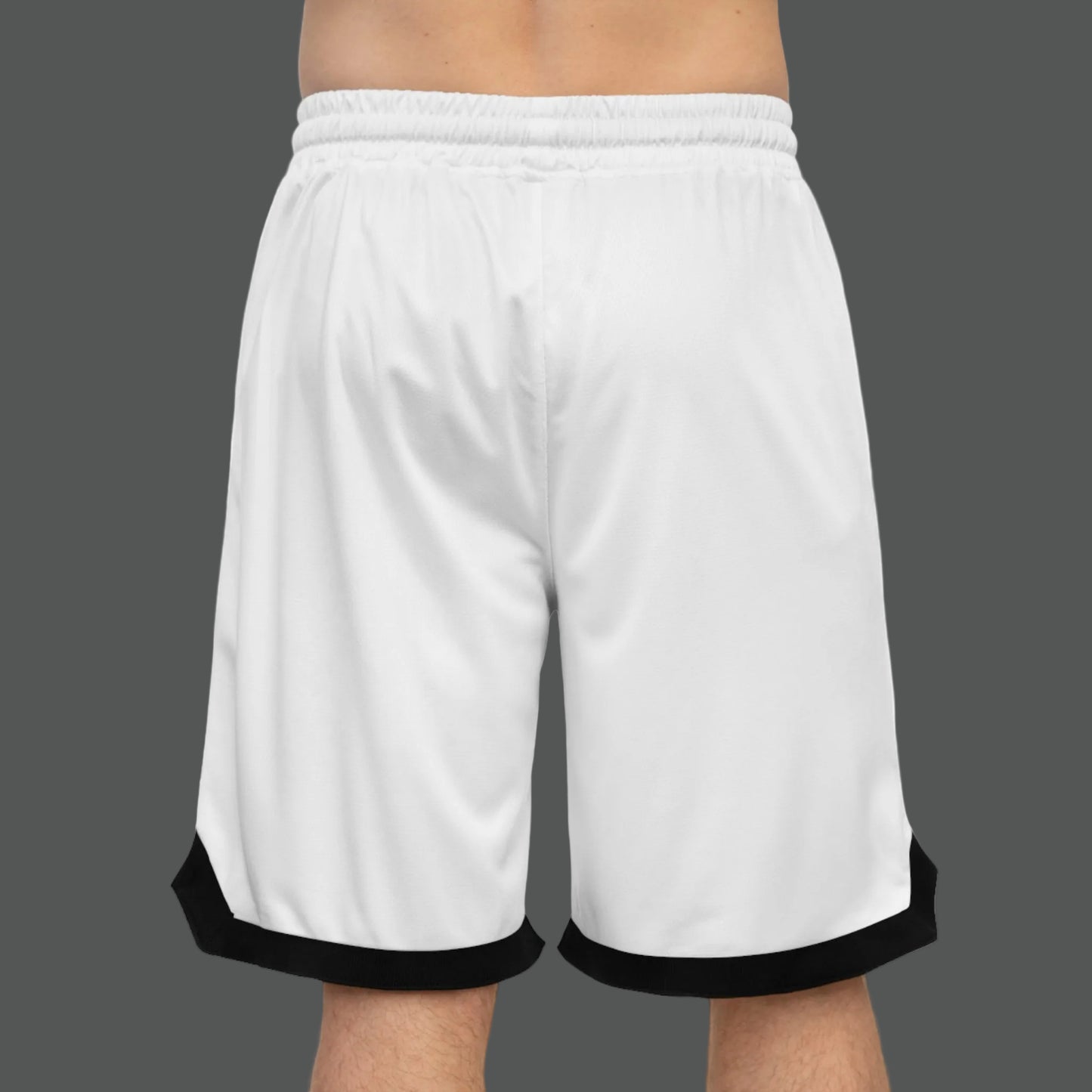 Bitcoin Basketball Shorts — Athletic Ribbed Shorts