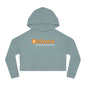 Cropped Hoodie — Bitcoin Logo “Have Fun Staying Poor” Camouflage