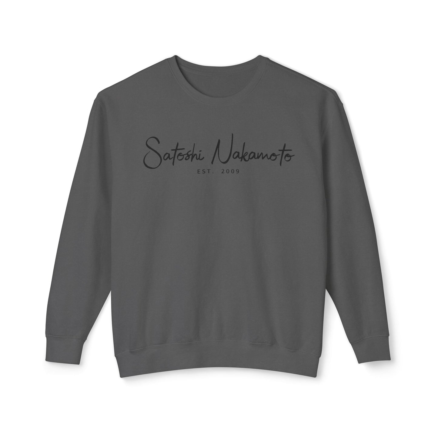 Satoshi Nakamoto Signature Crewneck Sweatshirt