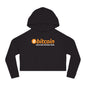 Cropped Hoodie — Bitcoin Logo “Have Fun Staying Poor” Camouflage