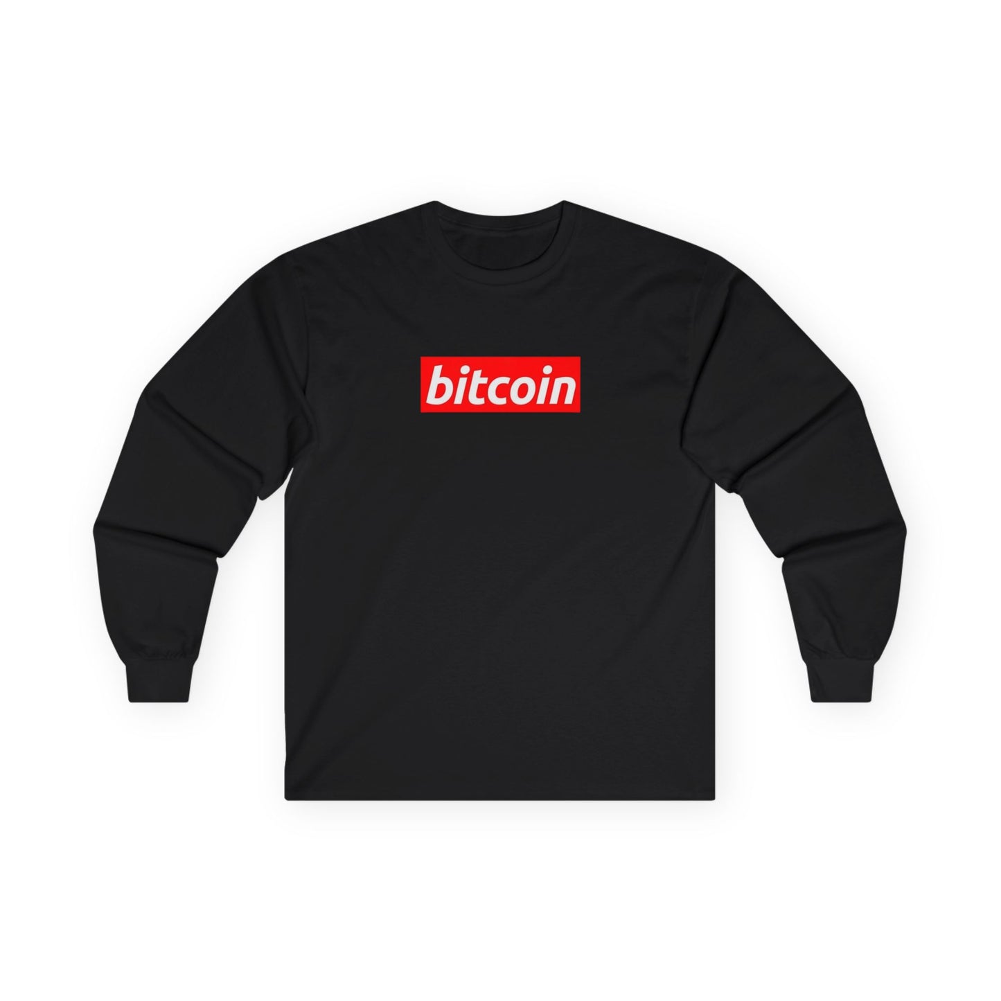 Bitcoin Logo Long Sleeve Tee
