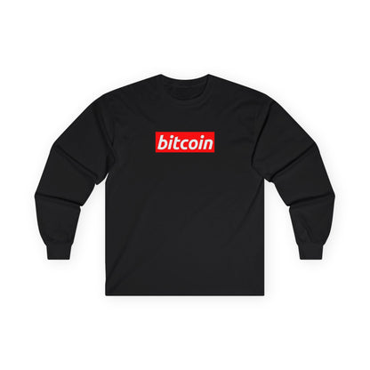 Bitcoin Logo Long Sleeve Tee