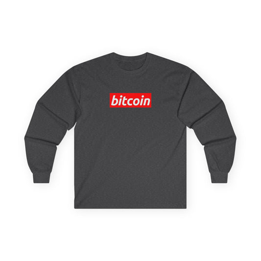 Bitcoin Logo Long Sleeve Tee