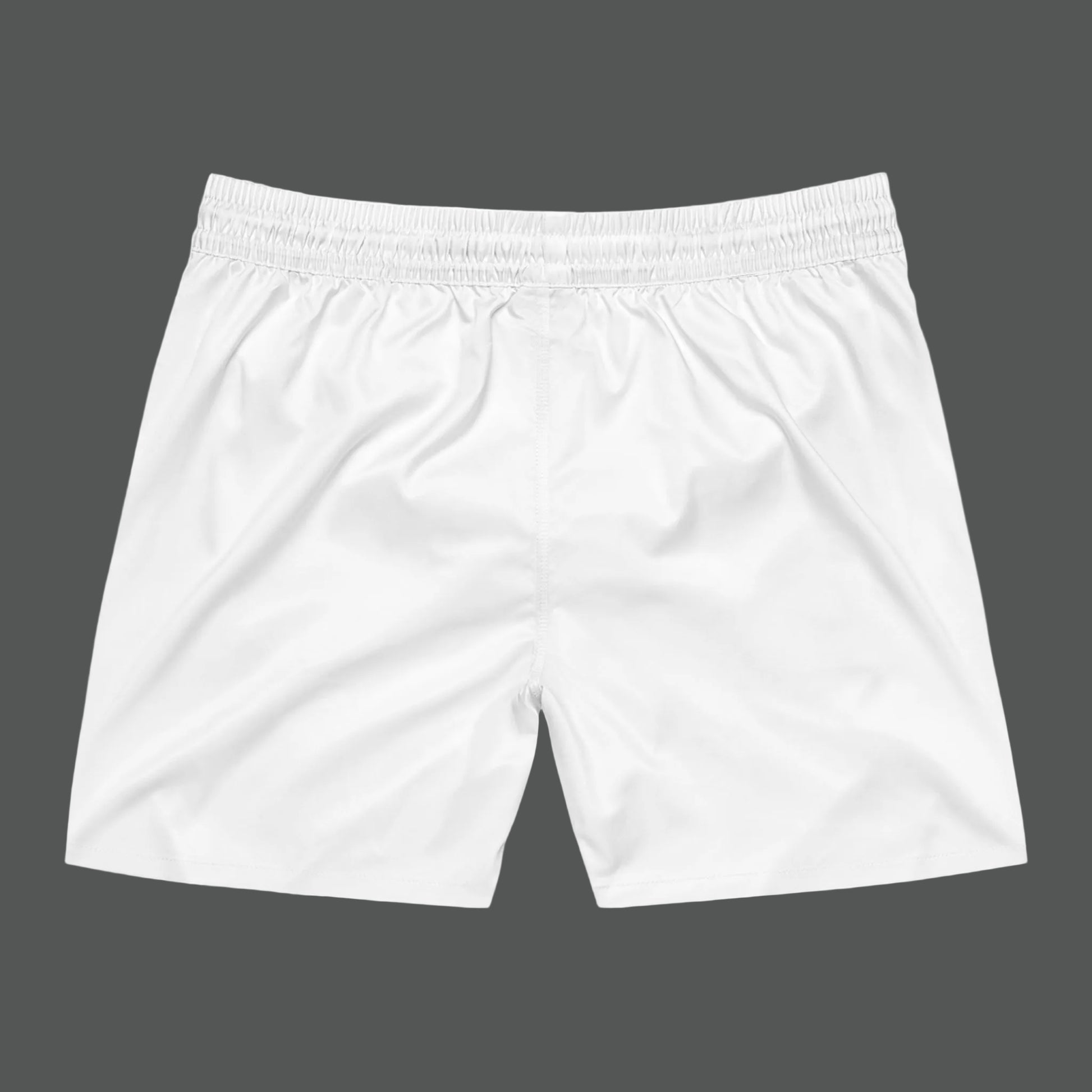 White shorts on a white background