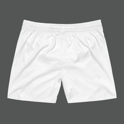 White shorts on a white background