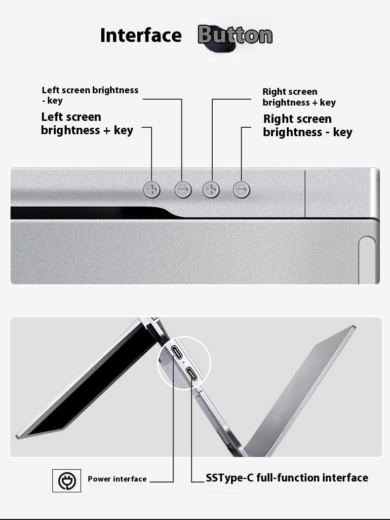 Portable Display Dual screen (Laptop Extender/Expansion)