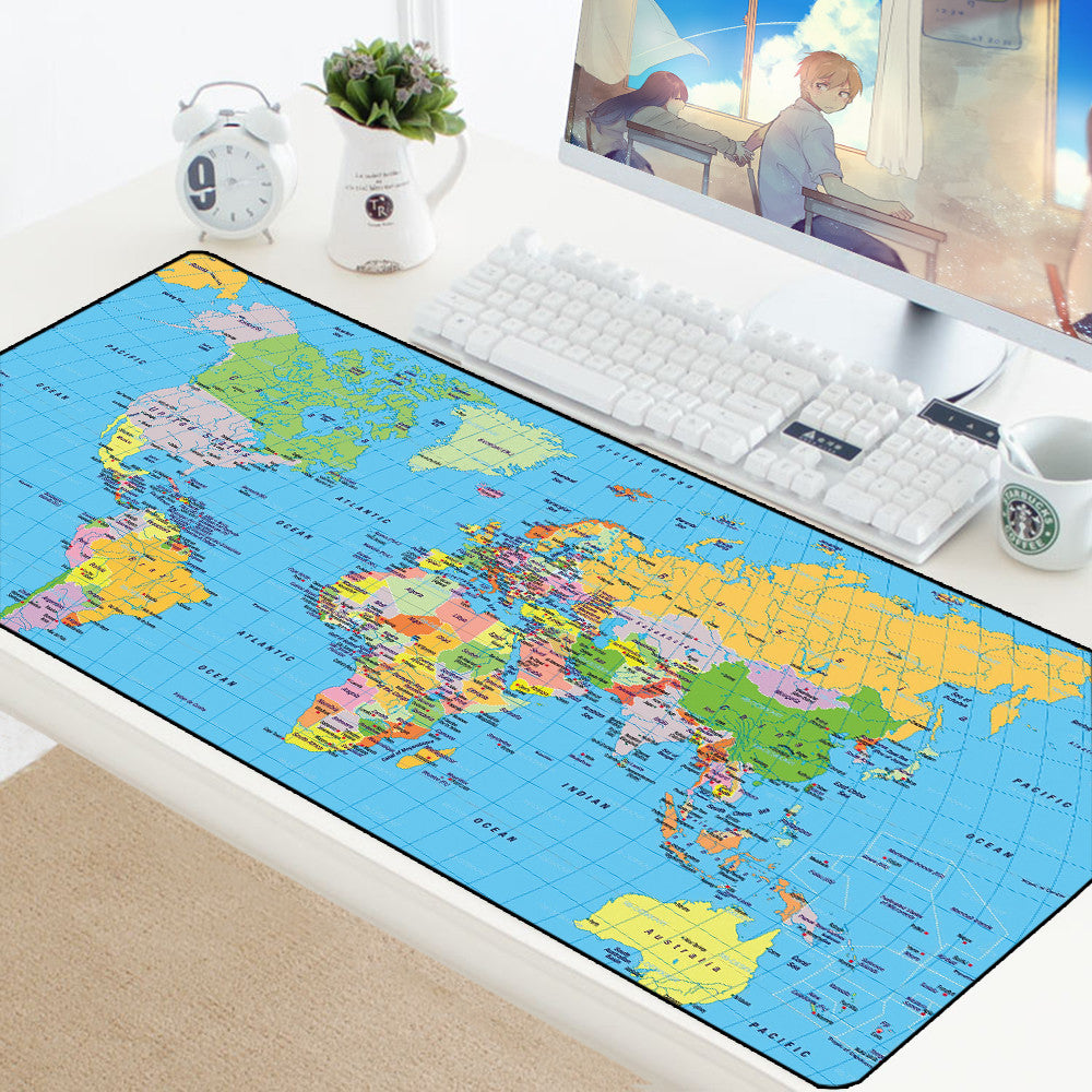 XL World Map Mouse/Desk Pad