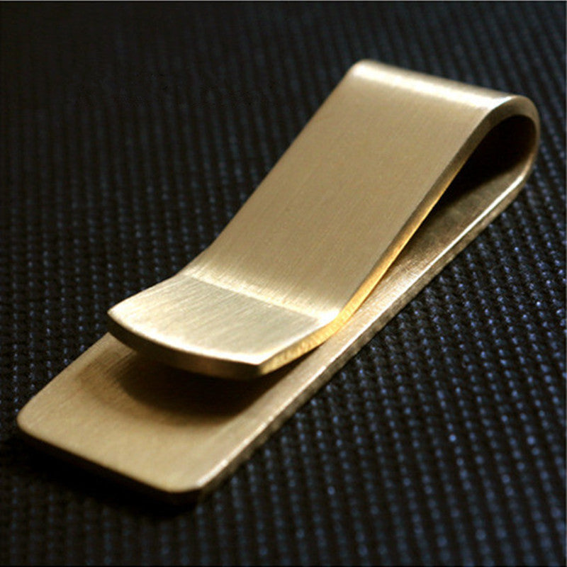 Stainless Steel Brass Metal Money Clip