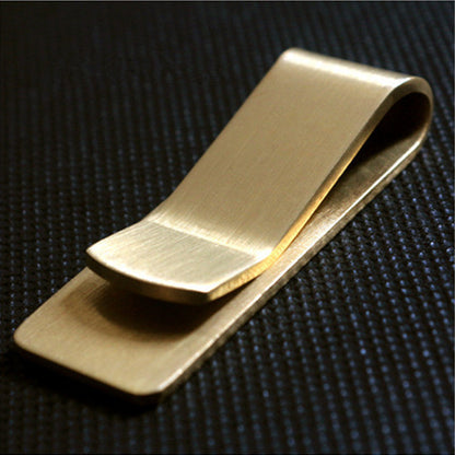 Stainless Steel Brass Metal Money Clip