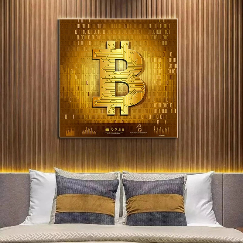 Bitcoin + Cryptocurrency Canvas