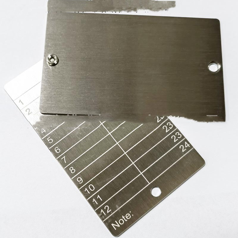 Stainless Steel Crypto Seed Phrase Cold Storage/Wallet