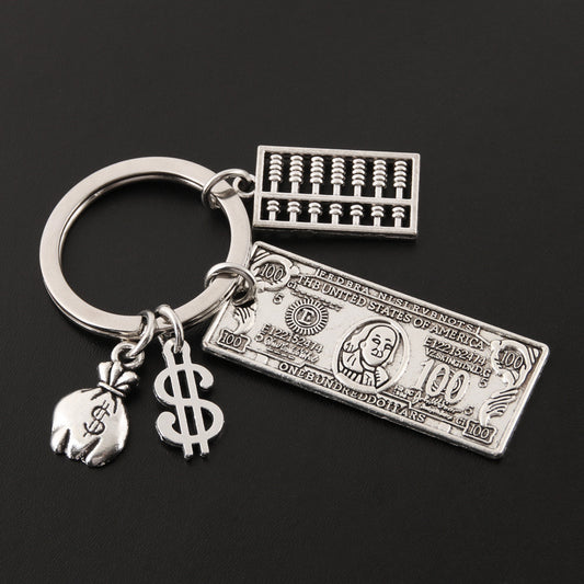 Dollar Bill Keychain