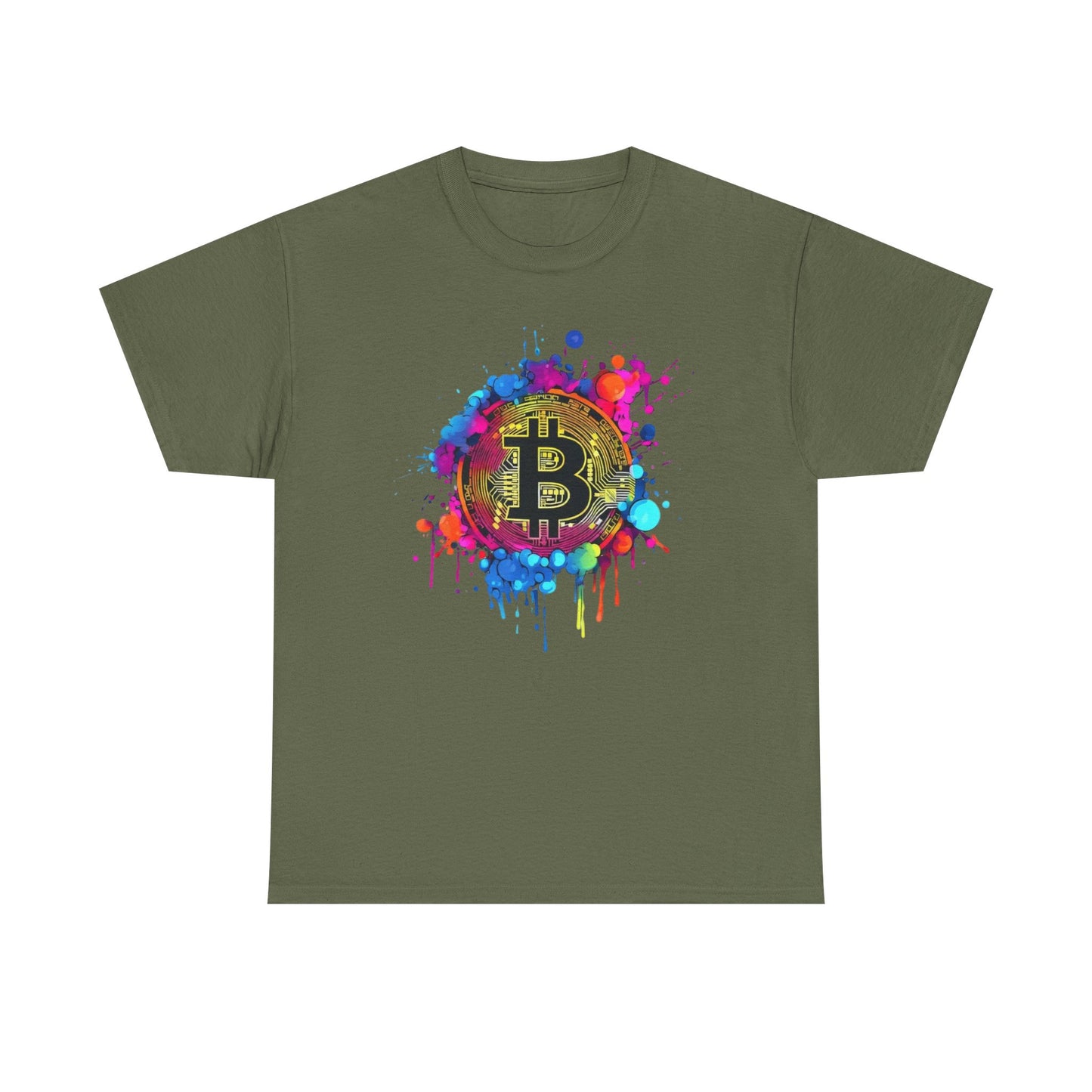 Bitcoin Paint Splash Tee