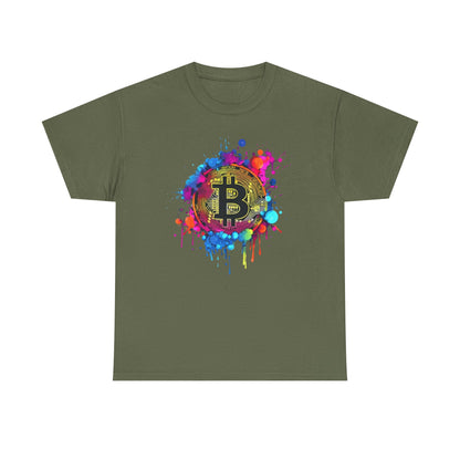 Bitcoin Paint Splash Tee