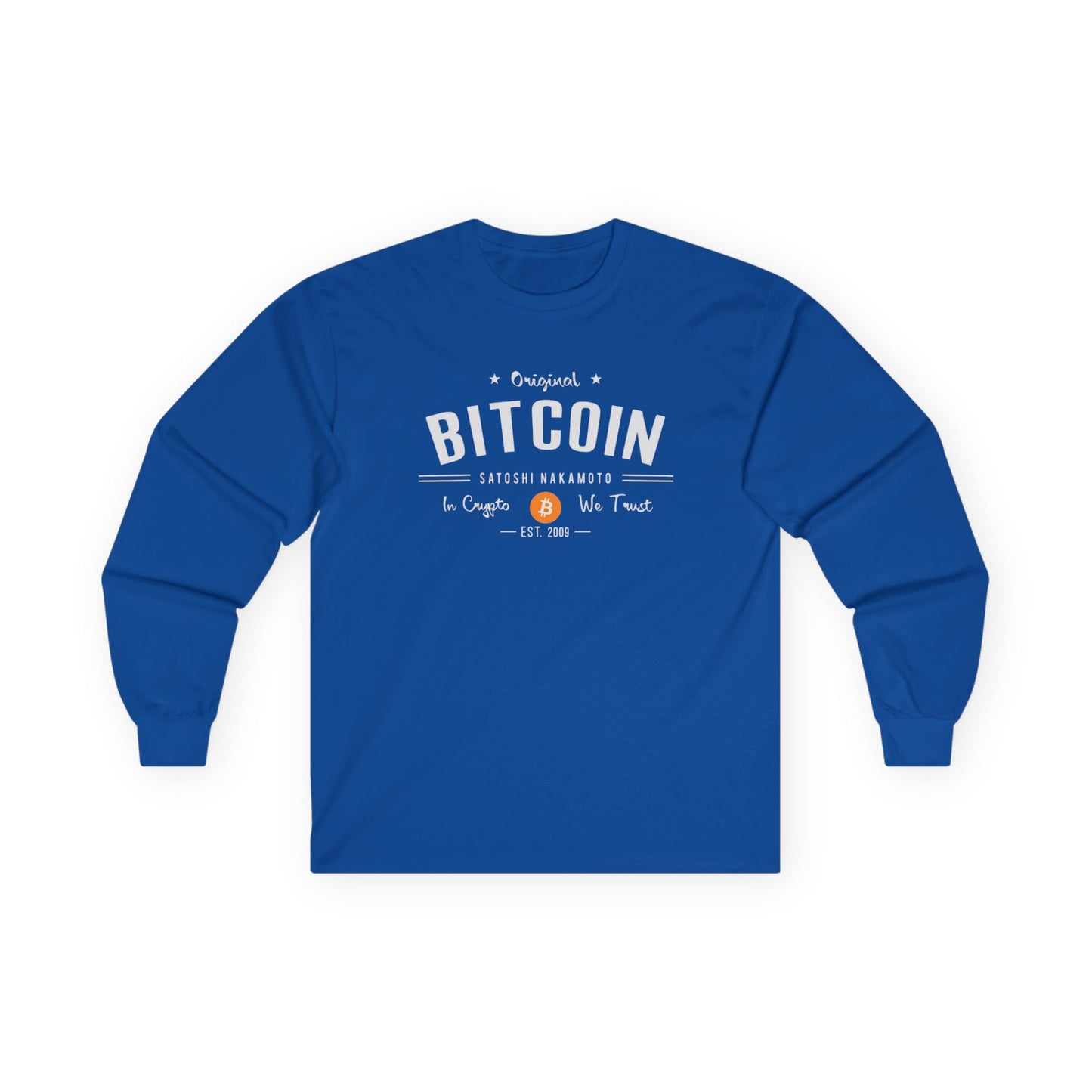 Bitcoin Vintage Long Sleeve Tee