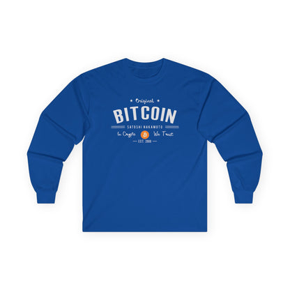 Bitcoin Vintage Long Sleeve Tee