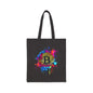 Bitcoin Splash Canvas Tote