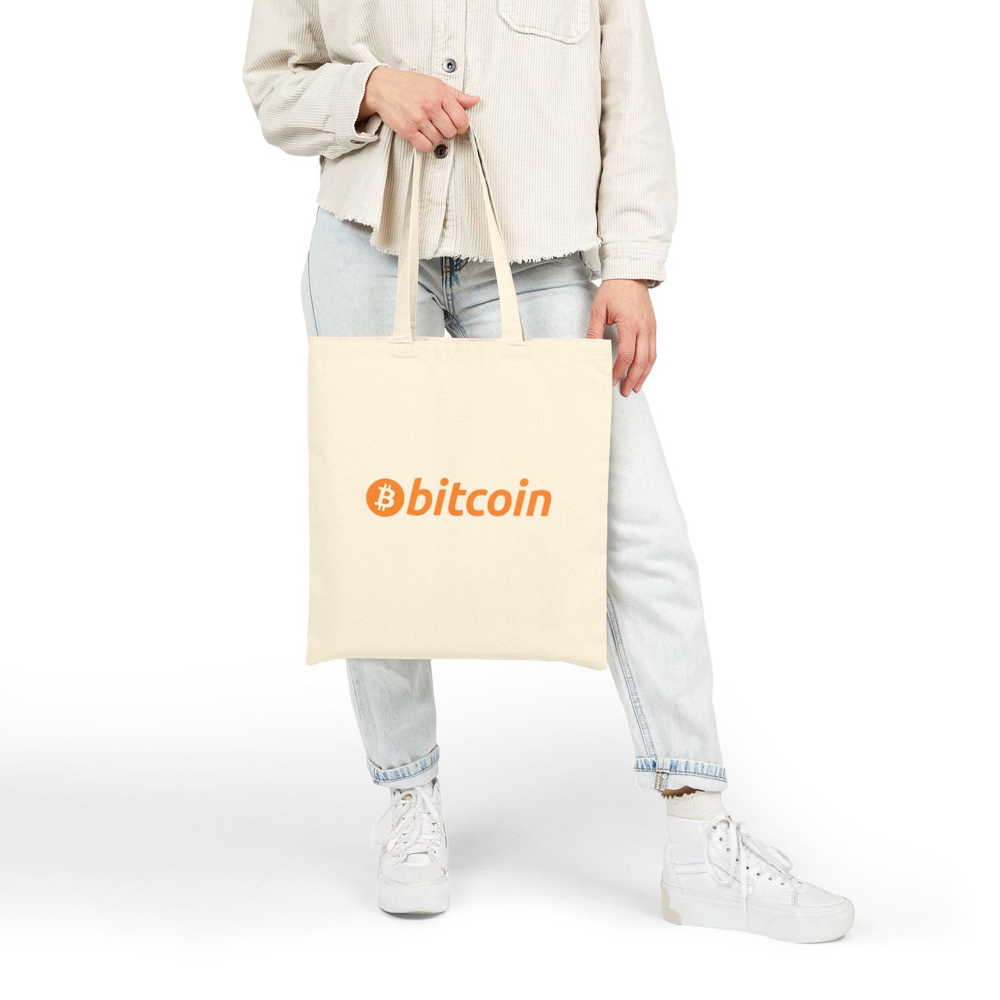 Bitcoin Cotton Canvas Tote Bag
