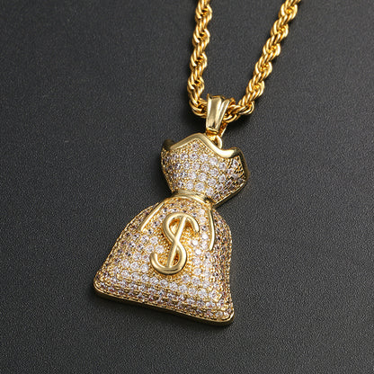 Money bag pendant