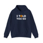 'I Told You So' Bitcoin Hoodie