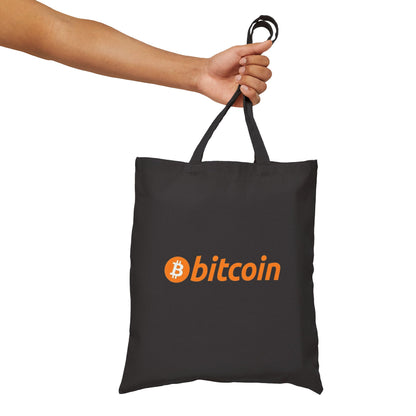 Bitcoin Cotton Canvas Tote Bag