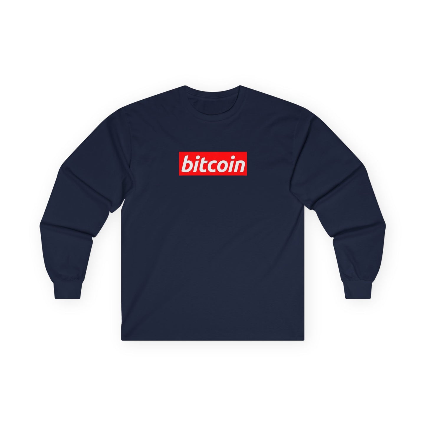 Bitcoin Logo Long Sleeve Tee