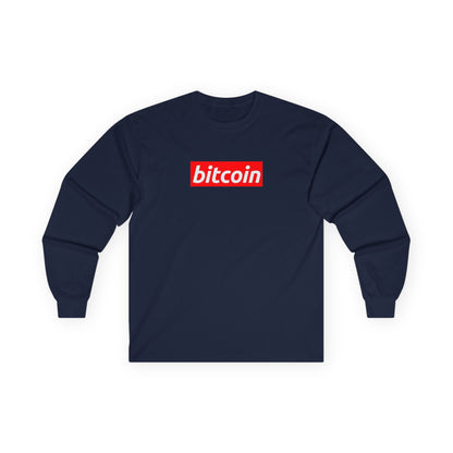 Bitcoin Logo Long Sleeve Tee